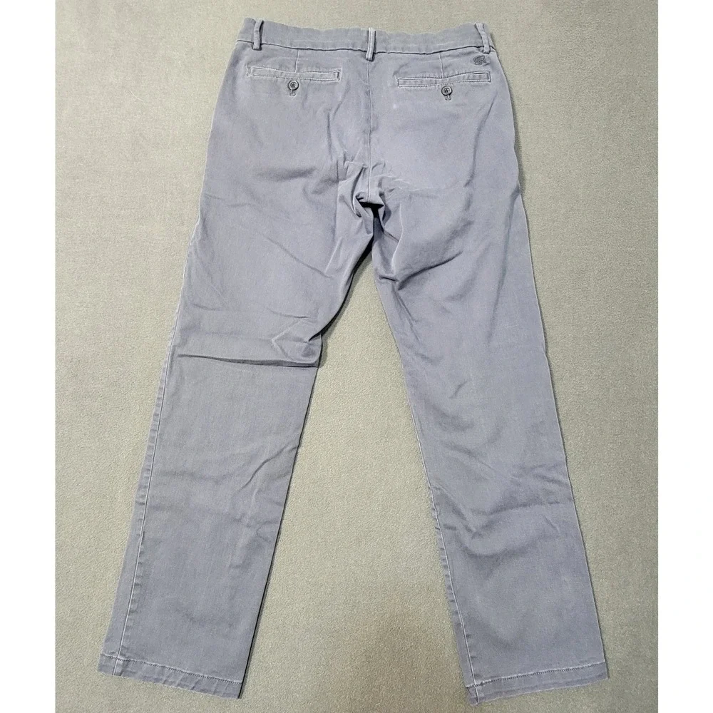 EUC Banana Republic Traveler Slim Fit Pants Mens 30x30 Navy Blue Stretch‎ Chino